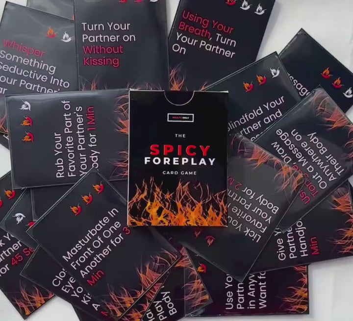 The Spicy Foreplay Card Game — LIMITED QUANTITY | Adults Only Sex Game, Kinky Gift for Him or Her, Unique Sexy Gift for Partner