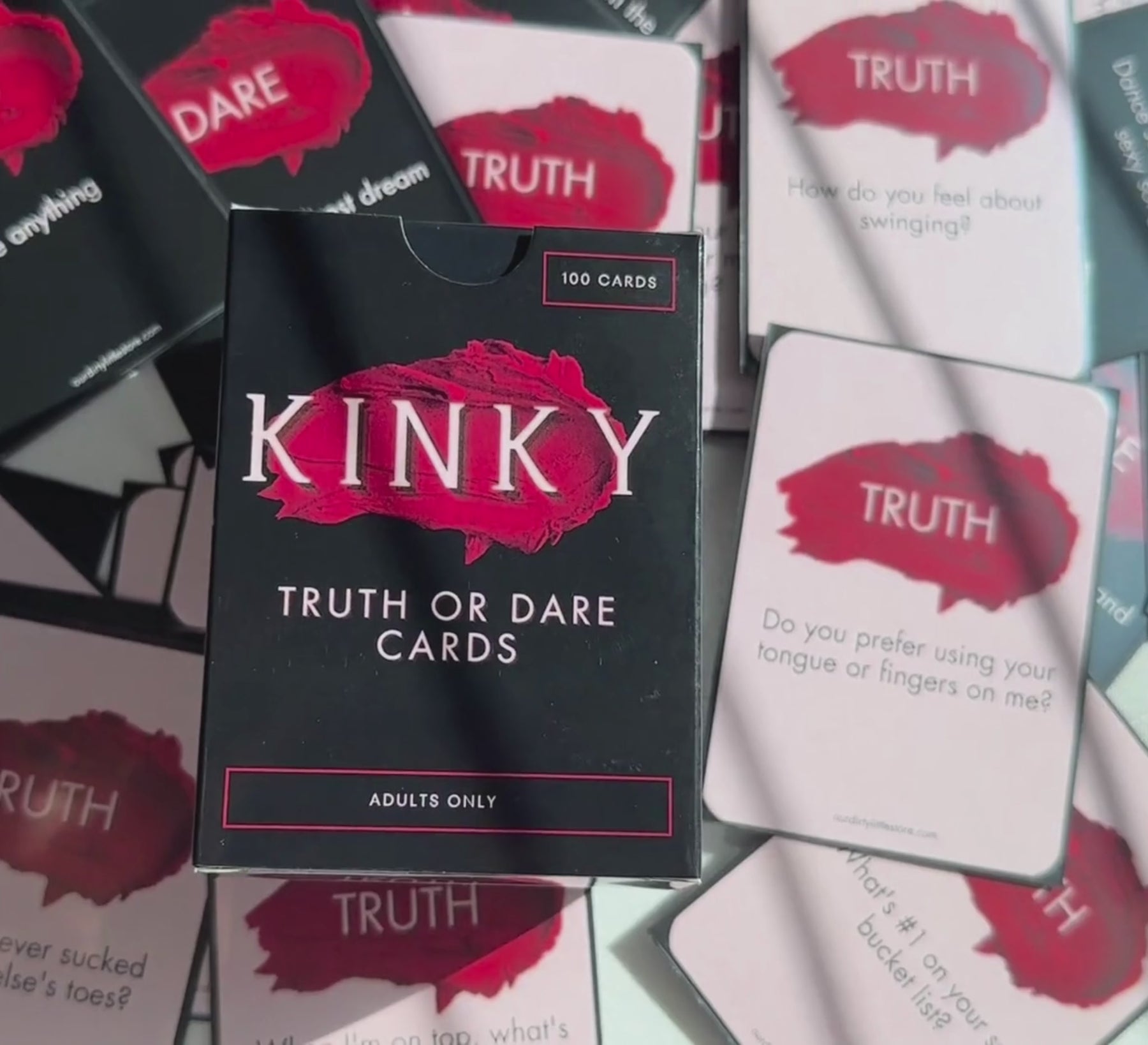 Kinky Truth or Dare, 100 Card Deck – Dirty Little Store™